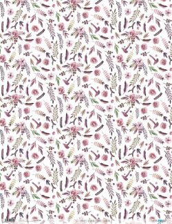 PFY-1890 - PAPEL DE ARROZ PURPLE GARDEN - pack 6 ud.