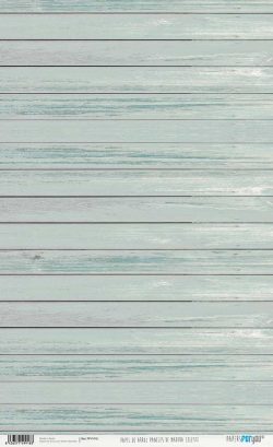 PFY-1918 - PAPEL DE ARROZ PANELES DE MADERA CELESTE - pack 6 ud.