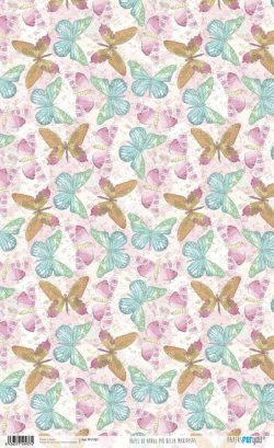 PFY-1937 - PAPEL DE ARROZ PIÙ BELLA MARIPOSAS - pack 6 ud. - pack 6 ud."