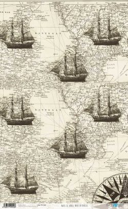 PFY-1942 - PAPEL DE ARROZ MARITIM BARCOS - pack 6 ud.