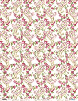 PFY-1959 - PAPEL DE ARROZ PAISLEY ROSE - pack 6 ud.