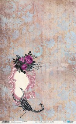 PFY-1971 - PAPEL DE ARROZ GOTHIC SOUL SCORPION - pack 6 ud.