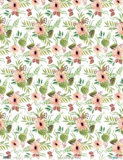 PFY-1978 - PAPEL DE ARROZ WELCOME SPRING - pack 6 ud.