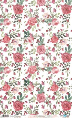 PFY-1981 - PAPEL DE ARROZ DANCING RED ROSES - pack 6 ud.