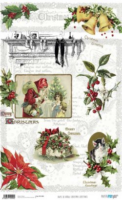 PFY-1999 - PAPEL DE ARROZ CHRISTMAS GREETINGS - pack 6 ud.