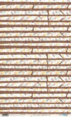 PFY-2007 - PAPEL DE ARROZ AUTUMN FOREST TREES - pack 6 ud.