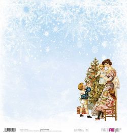 PFY-200 - PAPEL SCRAP CHRISTMAS TIME - pack 12 ud.