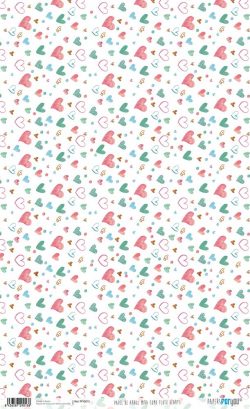 PFY-2013 - PAPEL DE ARROZ MIRA COMO FLOTO HEARTS - pack 6 ud.