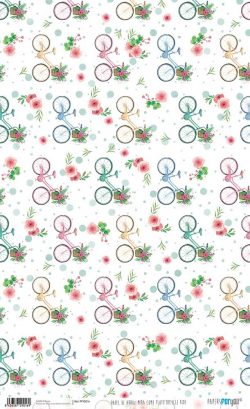 PFY-2016 - PAPEL DE ARROZ MIRA COMO FLOTO BICYCLE RIDE - pack 6 ud.