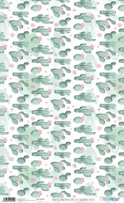 PFY-2019 - PAPEL DE ARROZ MIRA COMO FLOTO FLOWERING CACTUS - pack 6 ud.