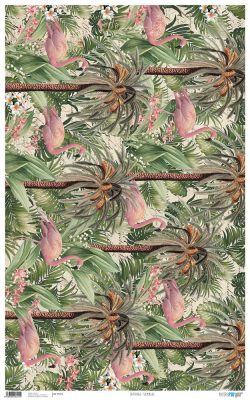 PFY-214 - PAPEL CARTONAJE FLAMINGOS - pack 6 ud.