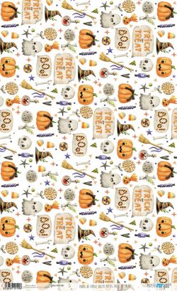 PFY-2190 - PAPEL DE ARROZ HOCUS POCUS TRICK OR TREAT - pack 6 ud.