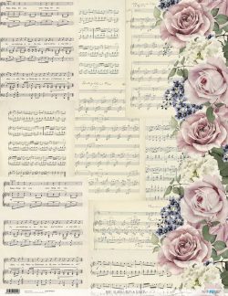 PFY-2215 - PAPEL DE ARROZ NOTES & FLOWERS - pack 6 ud.