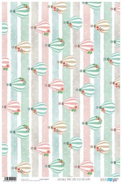 PFY-2219 - PAPEL CARTONAJE MIRA COMO FLOTO BALLOONS - pack 12 ud.