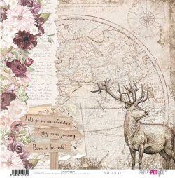 PFY-2239 - PAPEL SCRAP BORN TO BE WILD - pack 12 ud.