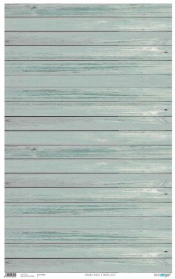 PFY-225 - PAPEL CARTONAJE PANELES MADERA AZUL - pack 6 ud.