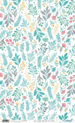 PFY-2258 - PAPEL DE ARROZ MIRA COMO FLOTO FLOWERS - pack 6 ud.