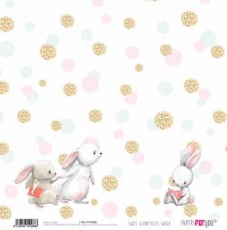 PFY-2286 - PAPEL SCRAP SWEET GEOMETRICAL WORLD - pack 12 ud.