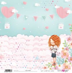 PFY-2287 - PAPEL SCRAP SWEET GEOMETRICAL WORLD - pack 12 ud.