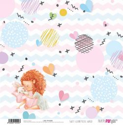 PFY-2292 - PAPEL SCRAP SWEET GEOMETRICAL WORLD - pack 12 ud.