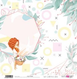 PFY-2293 - PAPEL SCRAP SWEET GEOMETRICAL WORLD - pack 12 ud.