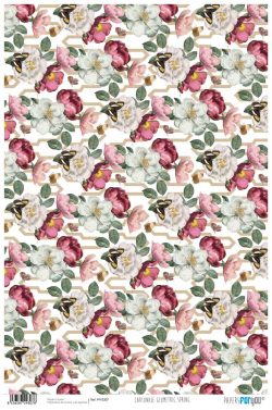 PFY-2307 - PAPEL CARTONAJE GEOMETRIC SPRING - pack 12 ud.