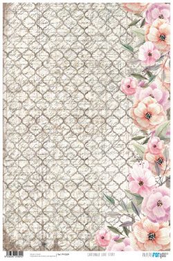 PFY-2309 - PAPEL CARTONAJE LOVE STORY - pack 12 ud.
