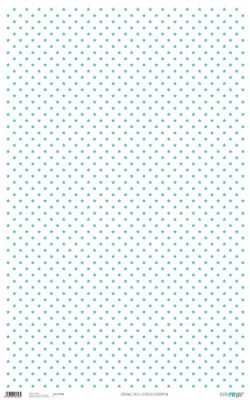 PFY-246 - PAPEL CARTONAJE ESTRELLAS AGUAMARINA - pack 6 ud.