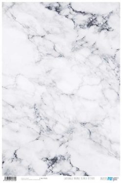 PFY-270 - PAPEL CARTONAJE MARMOL BLANCO VETEADO