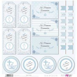 PFY-276 - PAPEL SCRAP SPECIAL DAY COLLECTION - pack 12 ud.