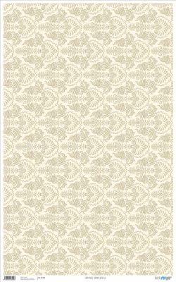PFY-295 - PAPEL CARTONAJE DAMASCO BEIGE - pack 6 ud.