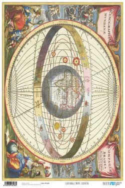 PFY-298 - PAPEL CARTONAJE MAPA ZODIACAL