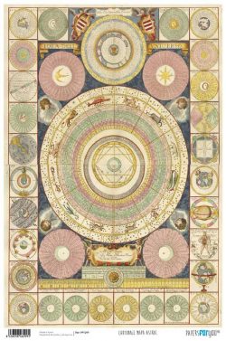 PFY-299 - PAPEL CARTONAJE MAPA ASTRAL