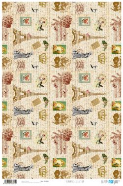 PFY-353 - PAPEL CARTONAJE ROMANTIC - pack 12 ud.