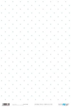 PFY-369 - PAPEL CARTONAJE BASICS LUNAR AZUL BEBE - pack 12 ud.