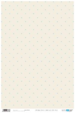 PFY-373 - PAPEL CARTONAJE BASICS LUNAR AZUL BEBE-BEIGE - pack 12 ud.