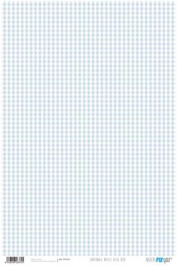 PFY-374 - PAPEL CARTONAJE BASICS AZUL BEBE - pack 12 ud.