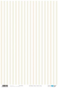 PFY-410 - PAPEL CARTONAJE RAYAS BLANCO-BEIGE - pack 12 ud.