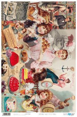 PFY-429 - PAPEL CARTONAJE SWEET LITTLE THINGS - pack 12 ud.