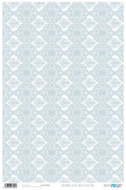 PFY-505 - PAPEL CARTONAJE DECOR CLASSIC AZUL - pack 12 ud.