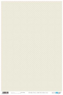 PFY-554 - PAPEL CARTONAJE LUNAR MINI BLANCO-BEIGE - pack 12 ud.