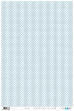 PFY-563 - PAPEL CARTONAJE NUBES BLANCAS-AZUL BEBE - pack 12 ud.