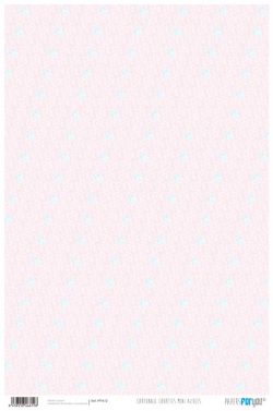 PFY-612 - PAPEL CARTONAJE CHUPETES MINI AZULES - pack 12 ud.