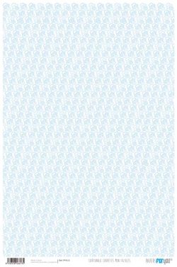 PFY-613 - PAPEL CARTONAJE CHUPETES MINI AZULES - pack 12 ud.