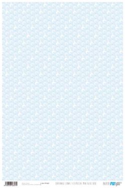 PFY-657 - PAPEL CARTONAJE LUNAS Y ESTRELLAS AZUL - pack 12 ud.