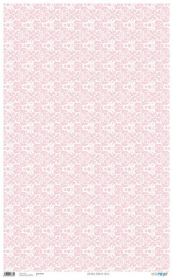 PFY-672 - PAPEL CARTONAJE ARABESCO ROSITA - pack 6 ud.