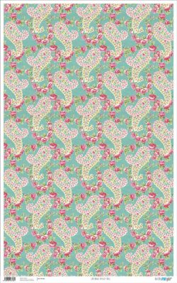 PFY-723 - PAPEL CARTONAJE PAISLEY ROSE - pack 6 ud.