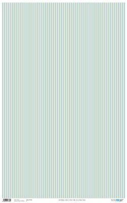 PFY-730 - PAPEL CARTONAJE BASICS RAYA AZUL BEBE BEIGE - pack 6 ud.