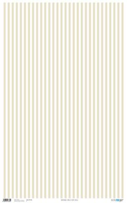 PFY-735 - PAPEL CARTONAJE BASICS RAYAS BEIGE - pack 6 ud.