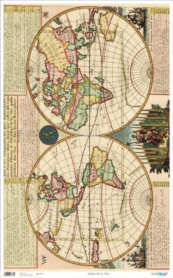 PFY-777 - PAPEL CARTONAJE MAPA 1  - pack 6 ud.